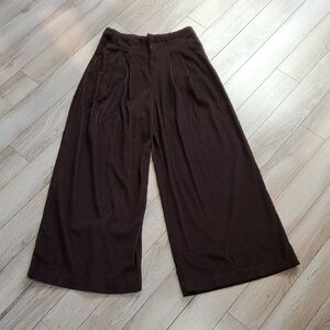 Maeve by Anthropology Brown Corduroy Wide-Leg Pants Size 12
